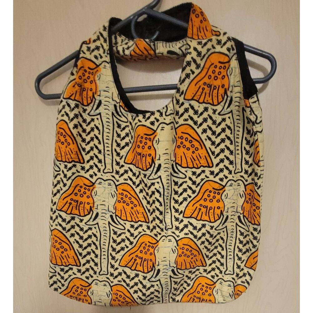 India Boho Bag Women's One Size Lined Cloth Artsy Elephant Tote